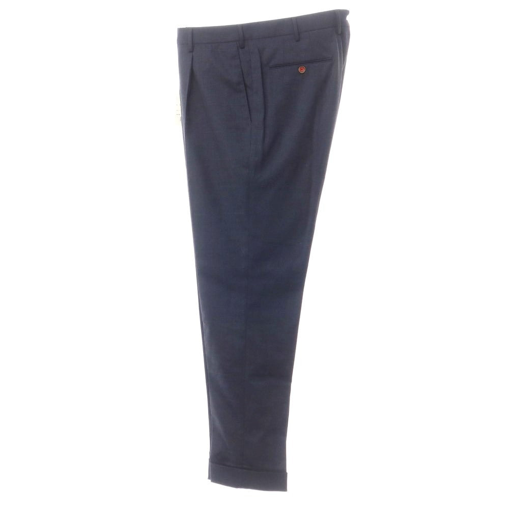 [Used] PT TORINO Stretch Polyester Wool Dress Slacks Pants Navy x Black [54] [Condition Rank B] [Men&