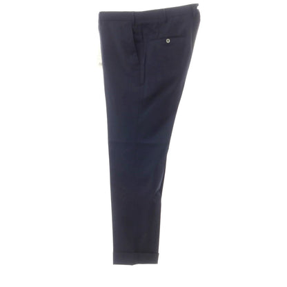 [Used] PT TORINO Stretch Polyester Wool Dress Slacks Pants Navy [54] [Condition Rank B] [Men&