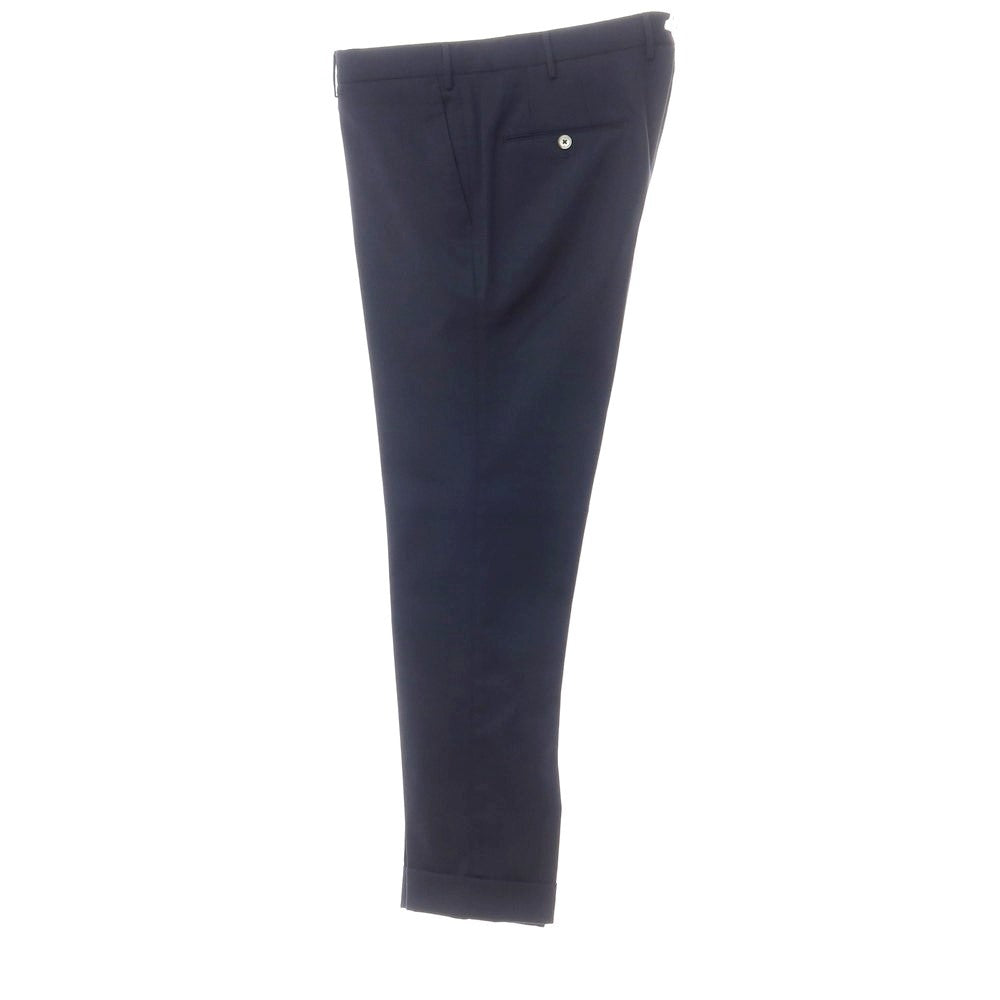 [Used] PT TORINO Stretch Polyester Wool Dress Slacks Pants Navy [54] [Condition Rank B] [Men&