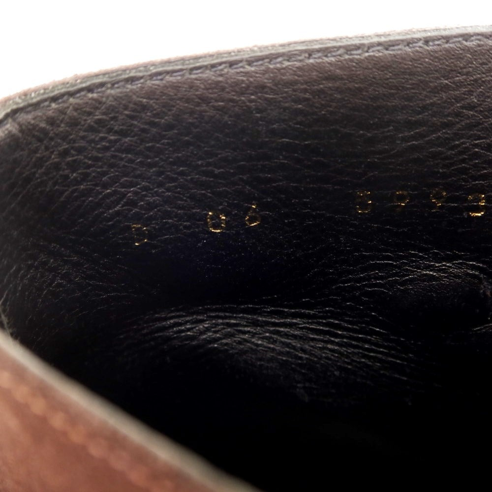 [Used] Guji Suede Double Monk Boots Dark Brown [6] [Condition Rank B] [Men&