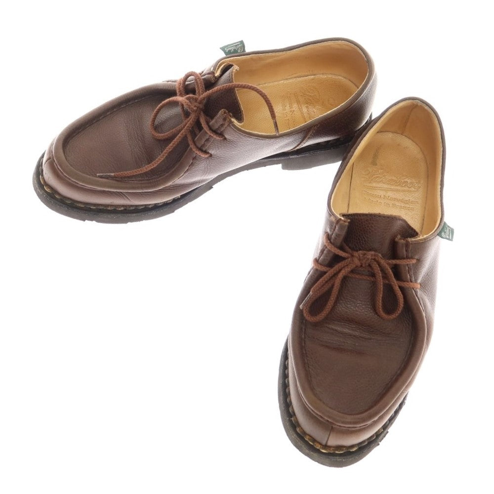 [Used] Paraboot Michael Embossed Leather Tyrolean Shoes Brown [4] [Condition Rank B] [Women&