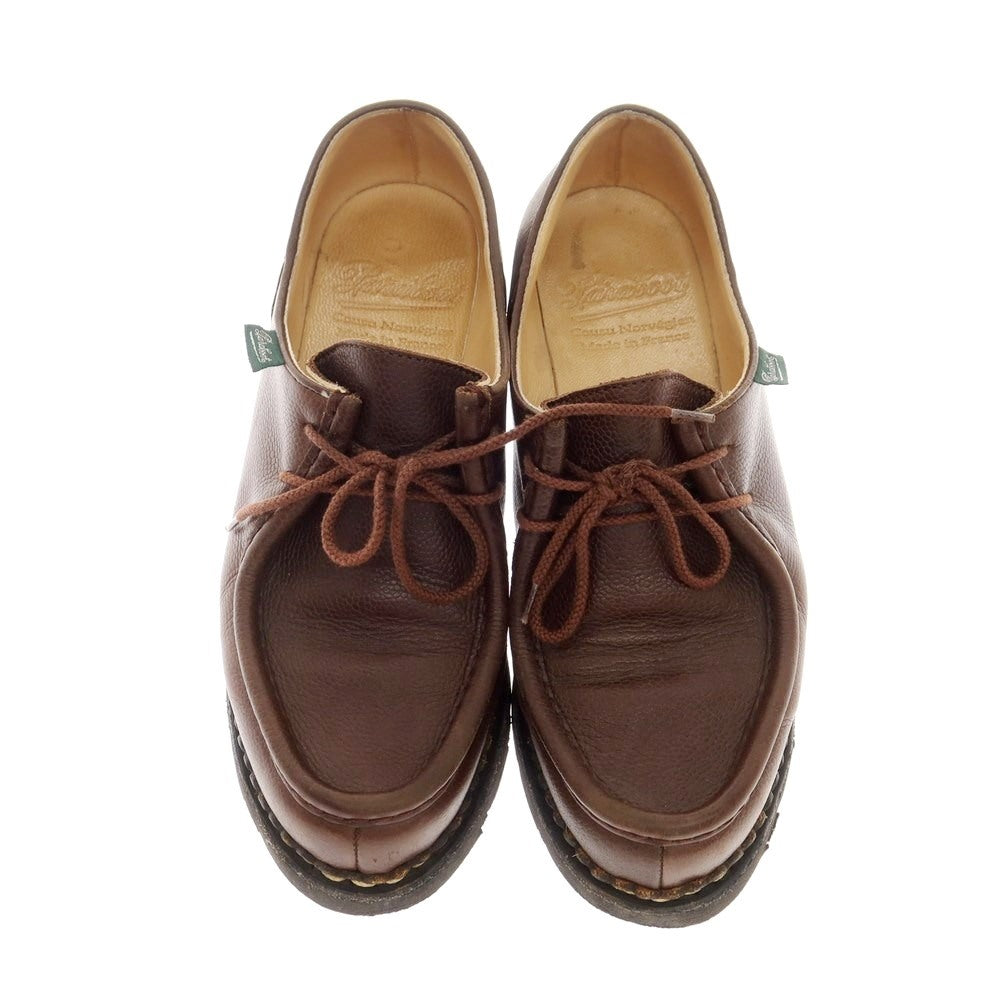 [Used] Paraboot Michael Embossed Leather Tyrolean Shoes Brown [4] [Condition Rank B] [Women&