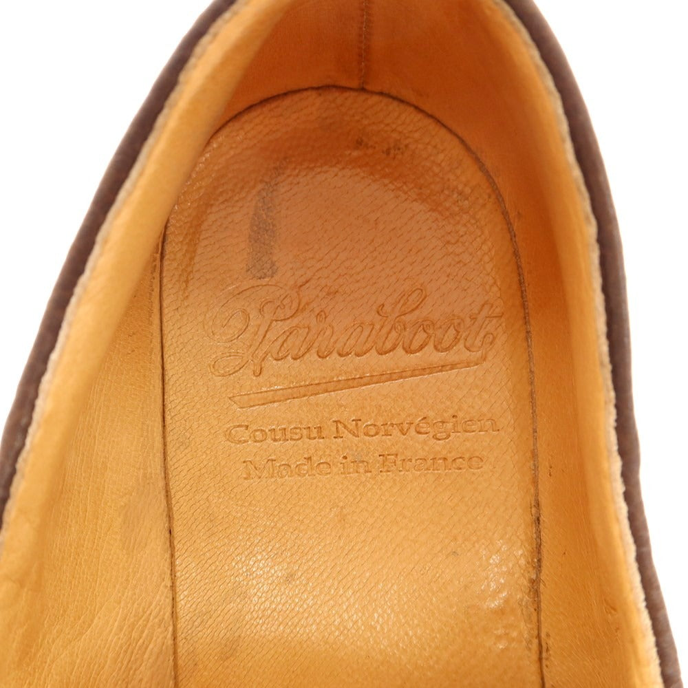 [Used] Paraboot Michael Embossed Leather Tyrolean Shoes Brown [4] [Condition Rank B] [Women&