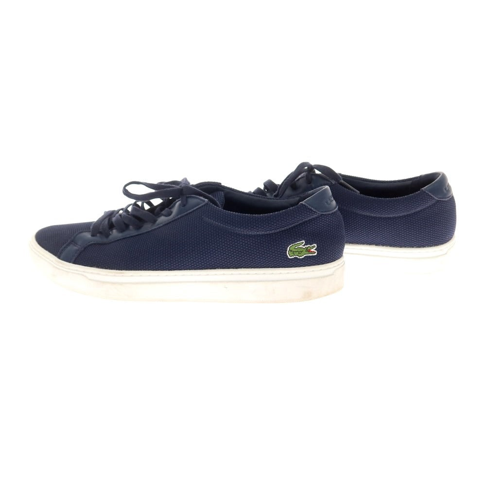 [Used] LACOSTE nylon low-cut sneakers, navy [US10.5] [Condition: C] [Men&