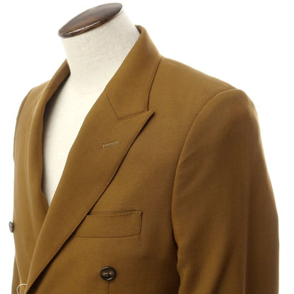 [New Outlet] PT TORINO Wool Mohair Double Breasted Casual Jacket Light Brown [Size 48] [BRW] [S/S/A/W] [Condition Rank N-] [Men&