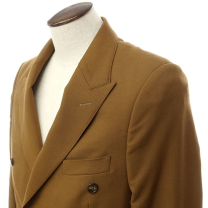 [New Outlet] PT TORINO Wool Mohair Double Breasted Casual Jacket Light Brown [Size 50] [BRW] [S/S/A/W] [Condition Rank N-] [Men&