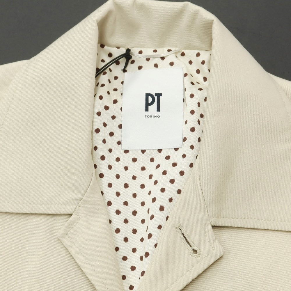 [New Outlet] PT TORINO Polyester Cotton Work Jacket Beige [48] [Condition Rank N-] [Men&