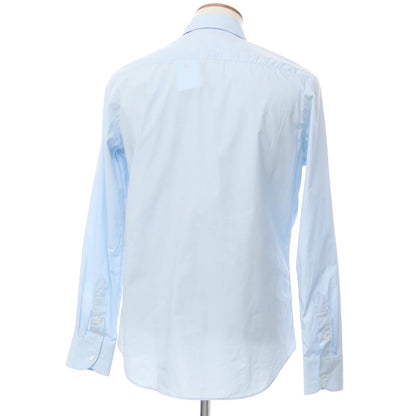 [Used] PT TORINO Cotton Ruffle Busam Shirt Light Blue [40] [Condition Rank D] [Men&