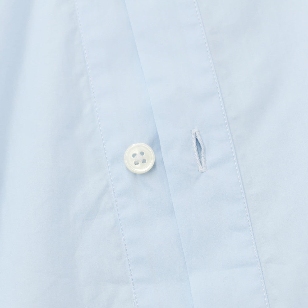 [Used] PT TORINO Cotton Ruffle Busam Shirt Light Blue [40] [Condition Rank D] [Men&