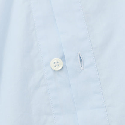 [Used] PT TORINO Cotton Ruffle Busam Shirt Light Blue [40] [Condition Rank D] [Men&