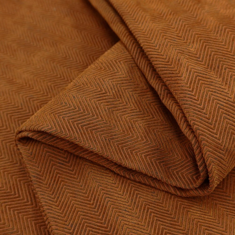 [New] PT TORINO DENIM INDIE Herringbone Woven Stretch Cotton 5 Pocket Pants Orange Brown [32] [Condition Rank N] [Men&