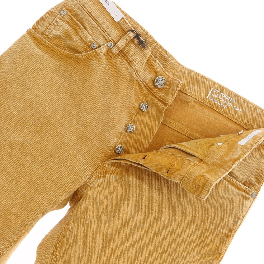 [New] PT Torino Denim PT TORINO DENIM REBEL Stretch Color Denim Pants Jeans Orange Brown [32] [Condition Rank N] [Men&