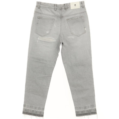 [New] PT TORINO DENIM REBEL Repaired &amp;amp; Distressed Denim Pants Jeans Light Gray [32] [Condition Rank N] [Men&