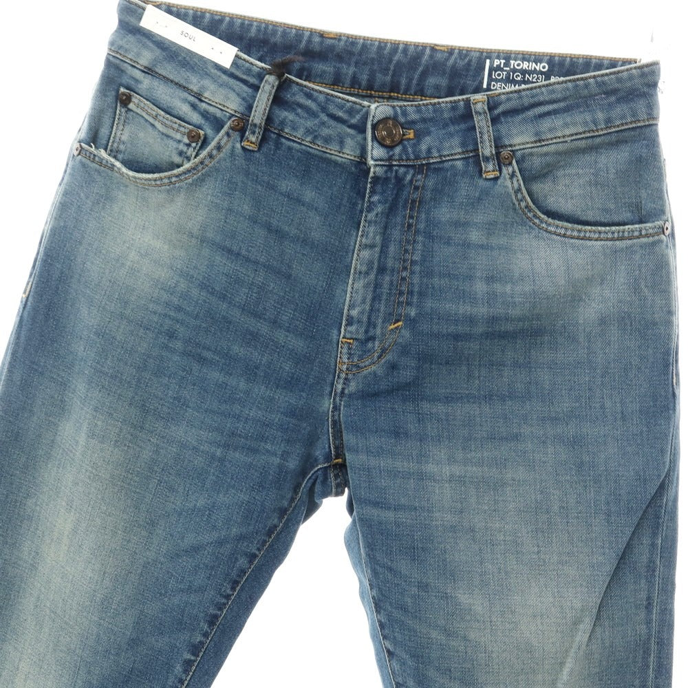 [New] PT Torino Denim PT TORINO DENIM SOUL Stretch Denim Pants Jeans Blue [32] [Condition Rank N] [Men&