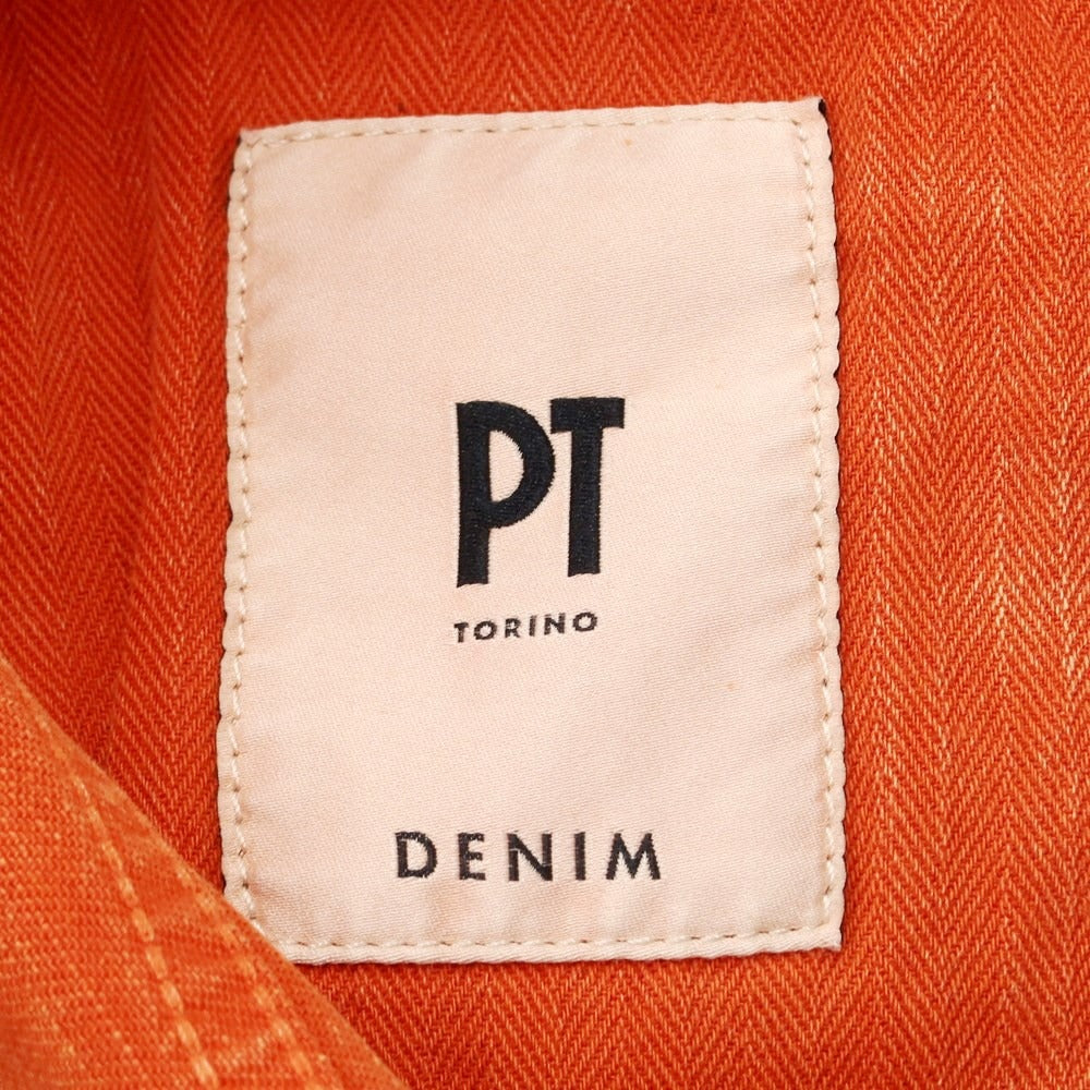 [New] PT Torino Denim PT TORINO DENIM REGGAE Stretch Color Denim Pants Jeans Red Orange [32] [Condition Rank N] [Men&