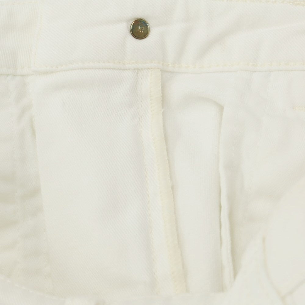 [Used] PT TORINO DENIM Stretch Jeans Denim Pants White [Size 32] [WHT] [S/S/A/W] [Condition Rank A] [Men&