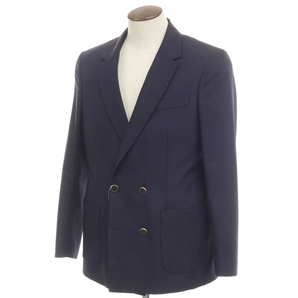 [New] PT TORINO Wool Mohair Double Jacket Navy [50] [Condition Rank N] [Men&