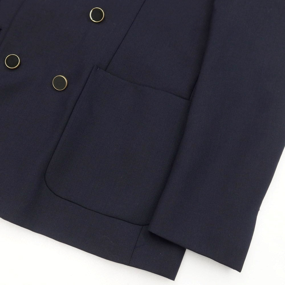 [New] PT TORINO Wool Mohair Double Jacket Navy [52] [Condition Rank N] [Men&