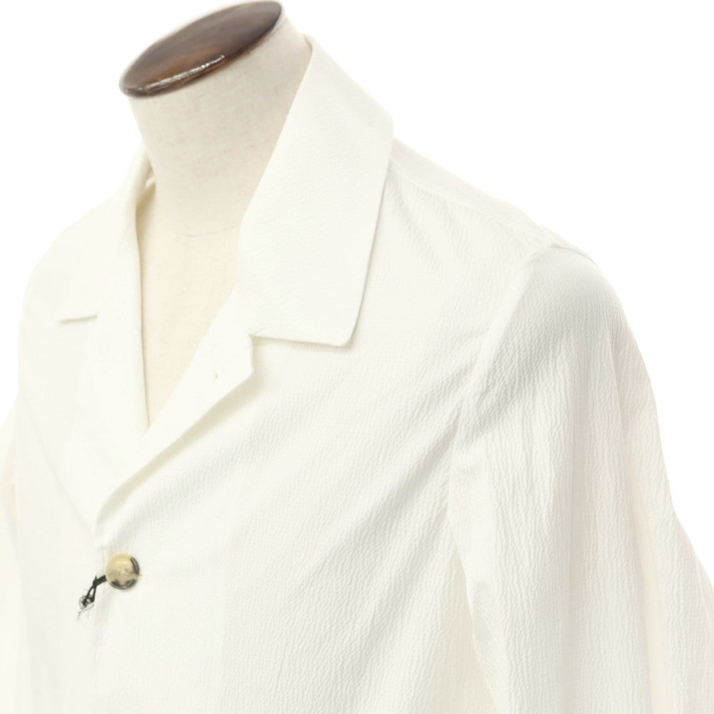 [New] PT TORINO Cotton Cellulose Seersucker Work Jacket White [48] [Condition Rank N] [Men&