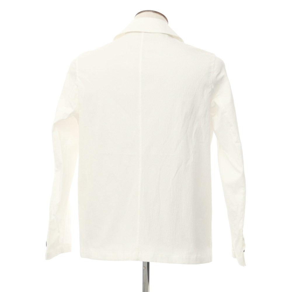 [New] PT TORINO Cotton Cellulose Seersucker Work Jacket White [48] [Condition Rank N] [Men&