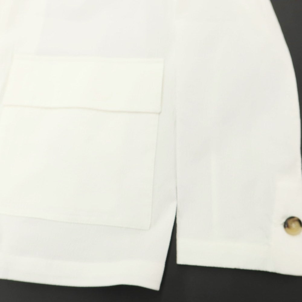 [New] PT TORINO Cotton Cellulose Seersucker Work Jacket White [48] [Condition Rank N] [Men&