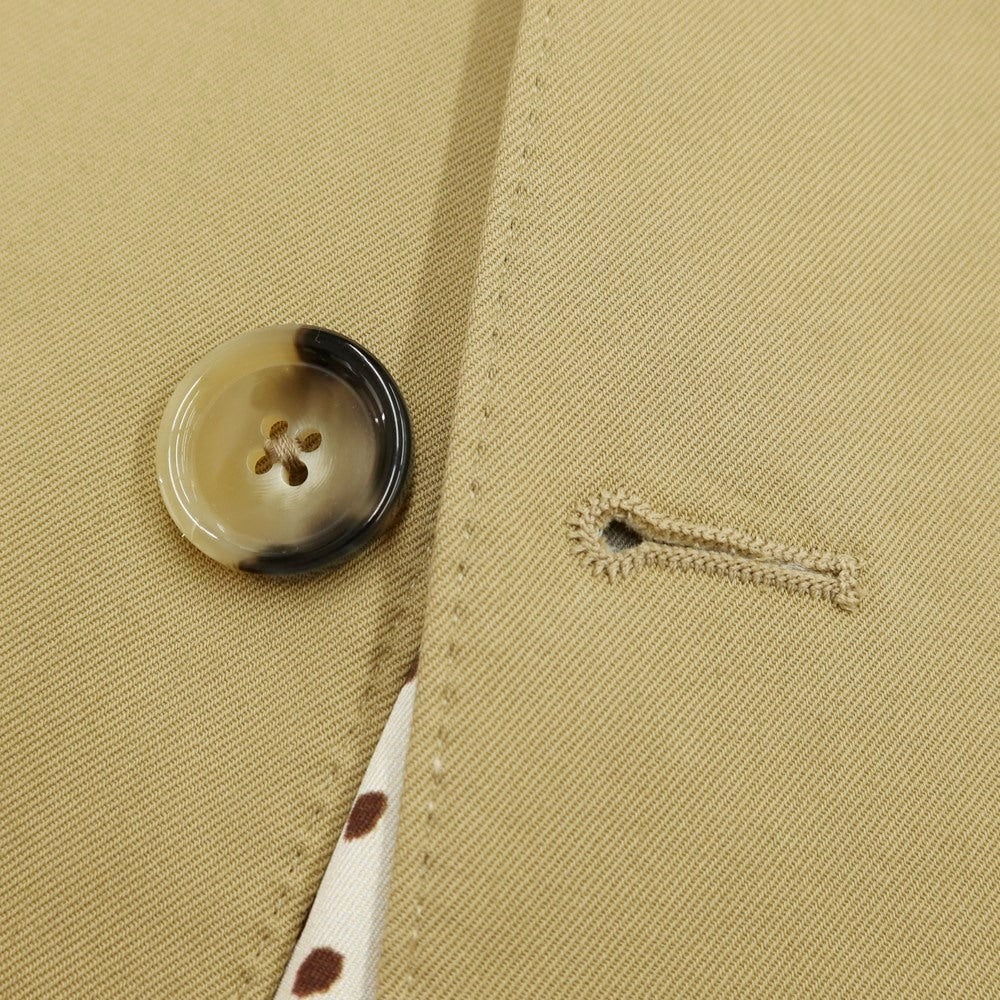 [New Outlet] PT TORINO Stretch Cotton 2B Jacket Khaki Beige [50] [Condition Rank N-] [Men&