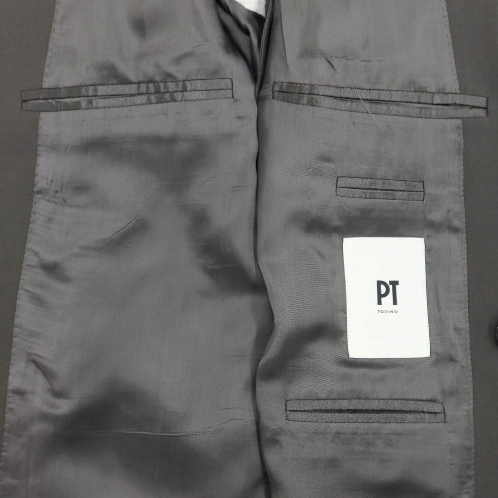 [New] PT TORINO Wool Nylon Double Jacket Dark Grey [48] [Condition Rank N] [Men&