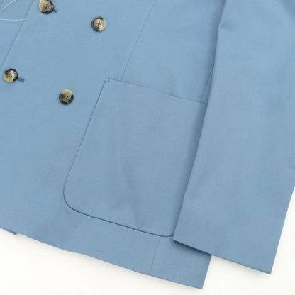 [New] PT TORINO Stretch Cotton Double Jacket Light Blue [48] [Condition Rank N] [Men&