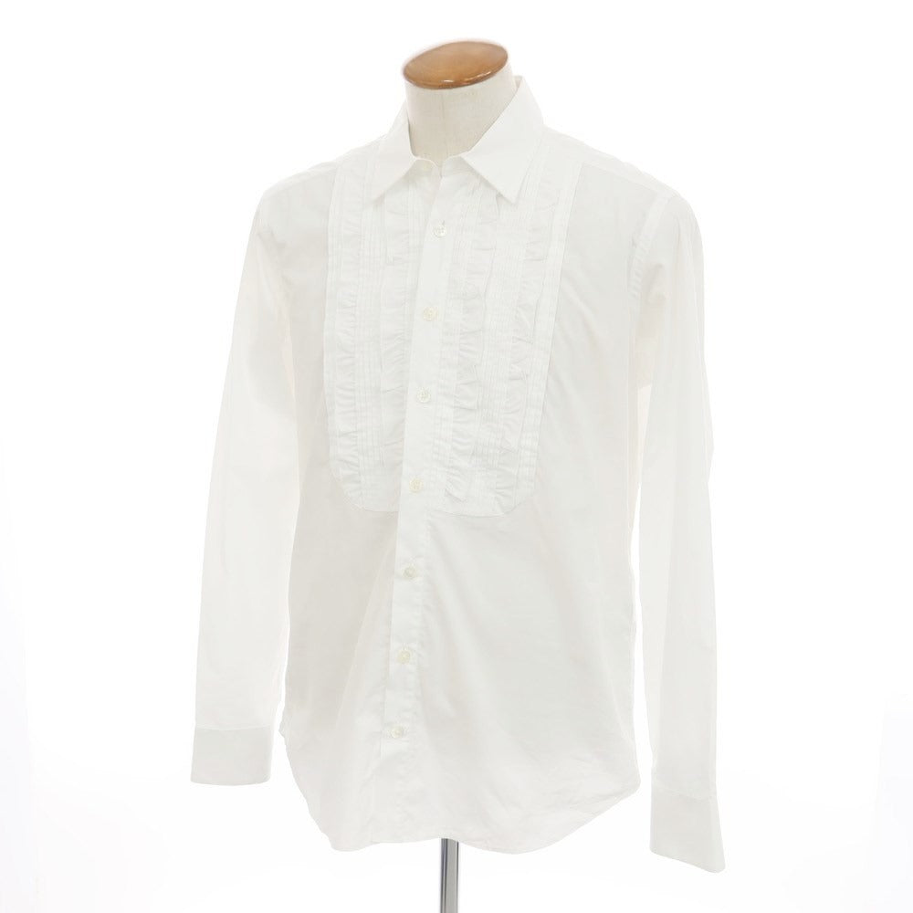 [New Outlet] PT TORINO Cotton Busam Casual Shirt White [Size 40] [WHT] [S/S/A/W] [Condition Rank N-] [Men&