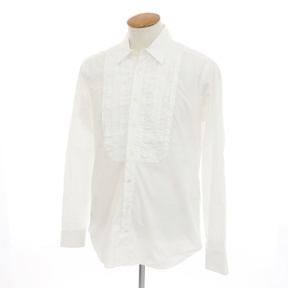 [New Outlet] PT TORINO Cotton Busam Casual Shirt White [Size 40] [WHT] [S/S/A/W] [Condition Rank N-] [Men&