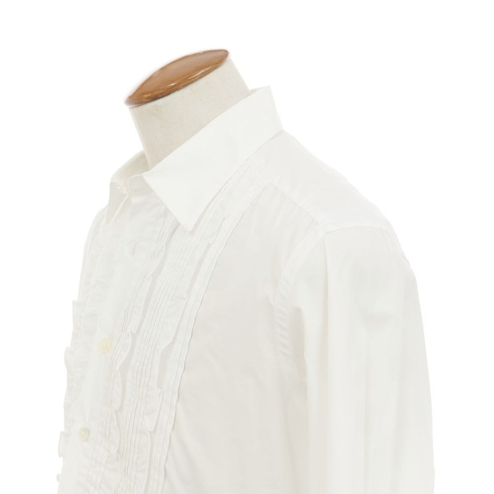 [New Outlet] PT TORINO Cotton Busam Casual Shirt White [Size 40] [WHT] [S/S/A/W] [Condition Rank N-] [Men&