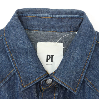 [New] PT TORINO Denim Western Casual Shirt Navy [Size 39] [NVY] [S/S/A/W] [Condition Rank N] [Men&