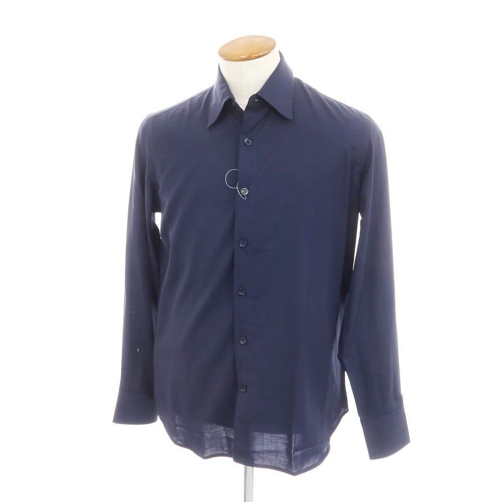 [New] PT TORINO Wool Casual Shirt Dark Navy [Size 39] [NVY] [S/S/A/W] [Condition Rank N] [Men&