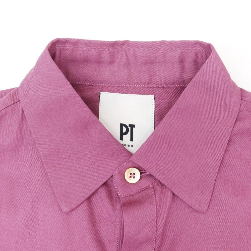 [New] PT TORINO Cotton Busam Casual Shirt Purple [Size 40] [PUP] [S/S/A/W] [Condition Rank N] [Men&