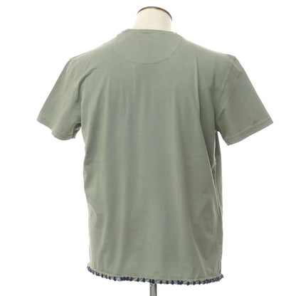 [New] PT TORINO Cotton Crew Neck Short Sleeve T-Shirt Sage Green [52] [Condition Rank N] [Men&