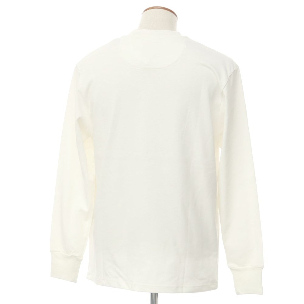 [New] PT TORINO Cotton Crew Neck Long Sleeve T-Shirt White [46] [Condition Rank N] [Men&