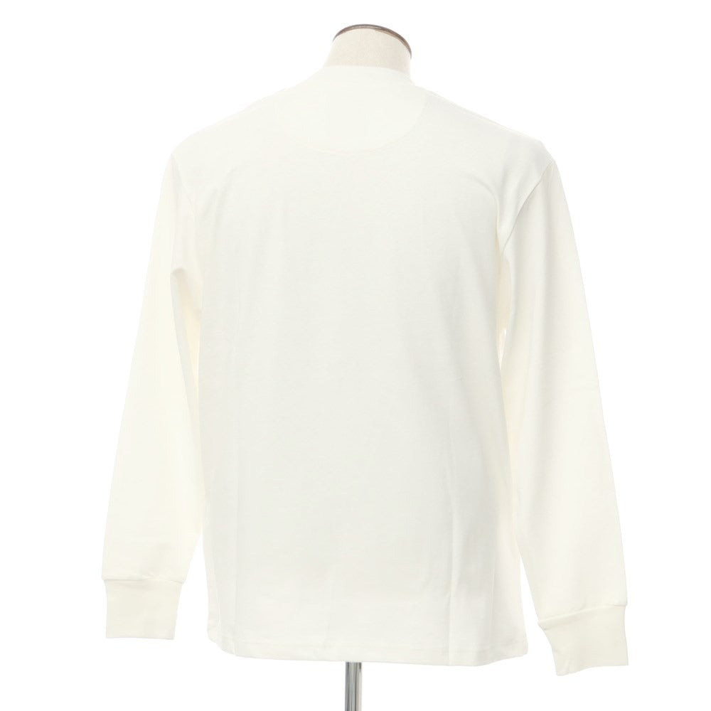 [New] PT TORINO Cotton Crew Neck Long Sleeve T-Shirt White [48] [Condition Rank N] [Men&