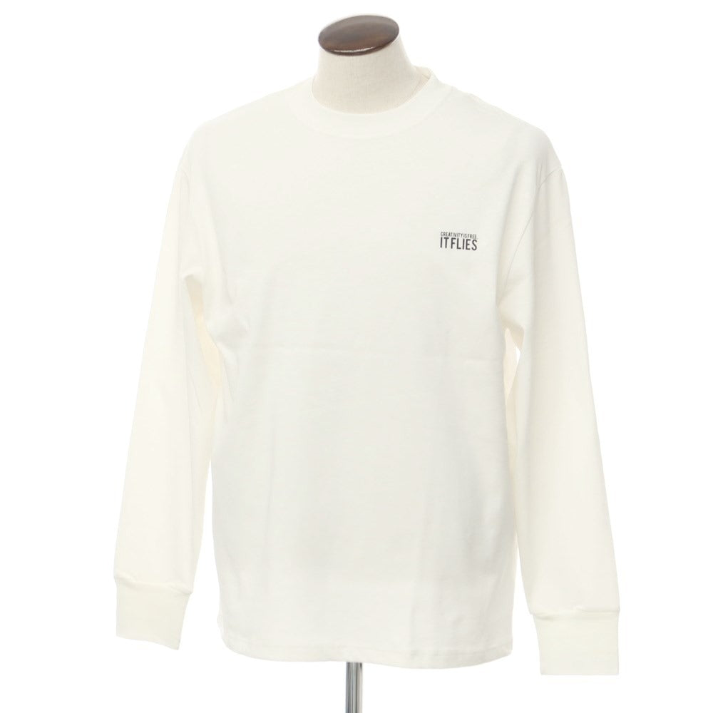 [New] PT TORINO Cotton Crew Neck Long Sleeve T-Shirt White [50] [Condition Rank N] [Men&