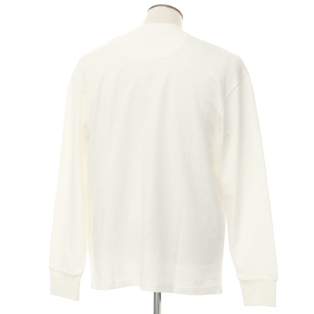 [New] PT TORINO Cotton Crew Neck Long Sleeve T-Shirt White [50] [Condition Rank N] [Men&