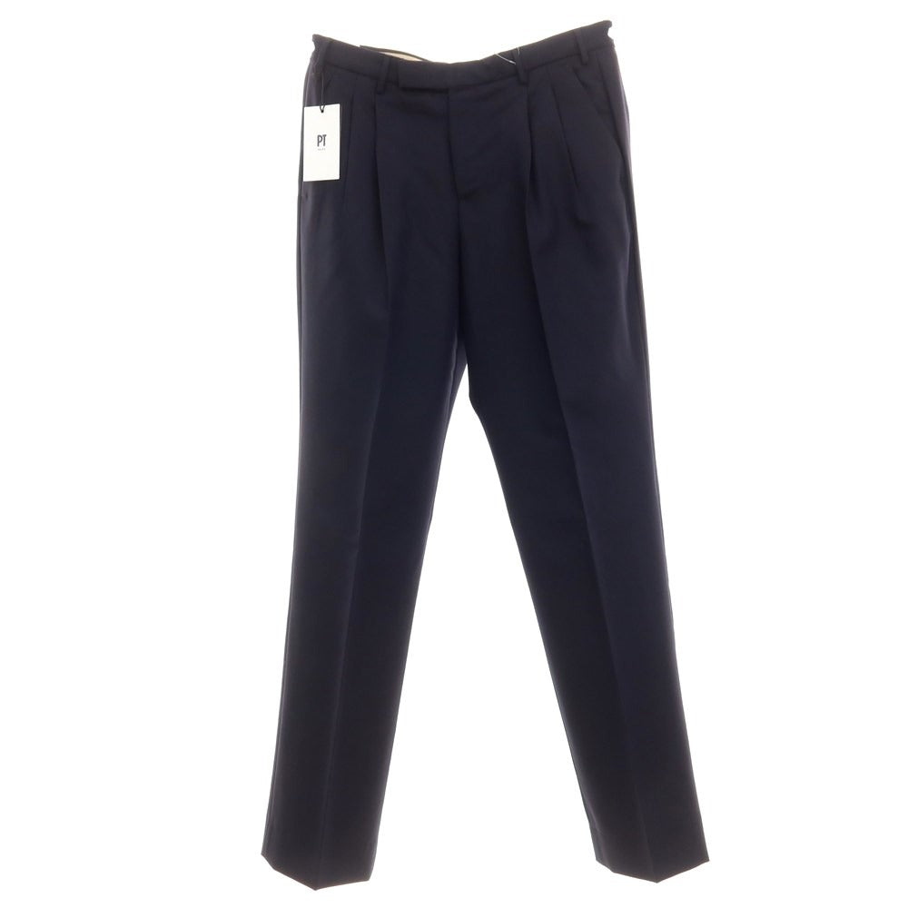 [New] PT TORINO Edge Wool Mohair Dress Slacks Pants
 Navy [Size 48] [NVY] [S/S] [Condition Rank N] [Men&