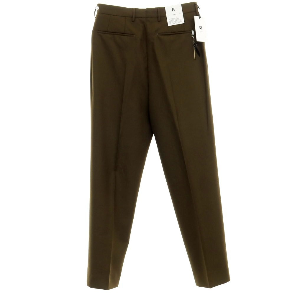 [New] PT TORINO Edge polyester wool casual slacks pants
 Olive [Size 46] [GRN] [S/S] [Condition Rank N] [Men&