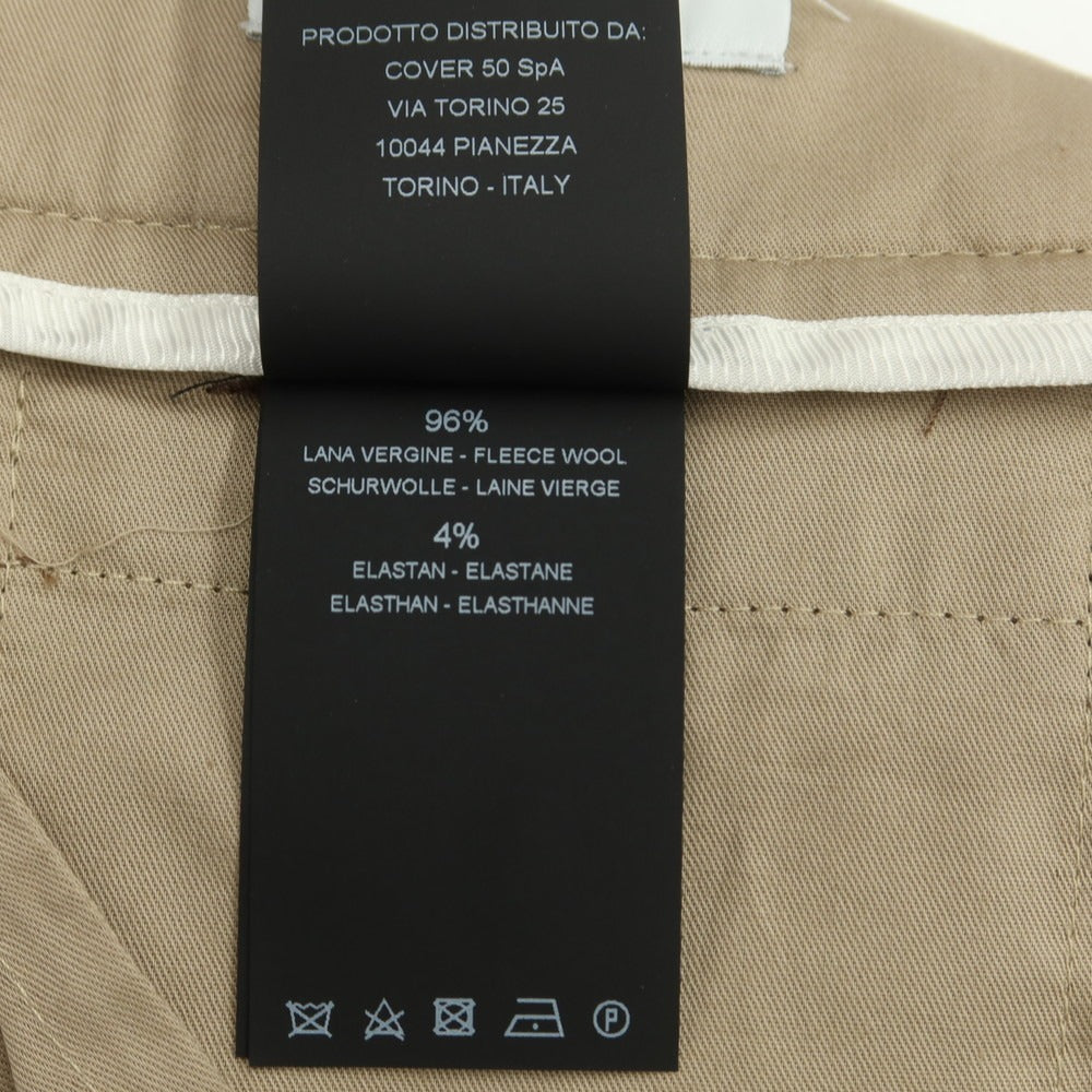 [Used] PT TORINO stretch wool dress slacks pants
 Brown x Yellow [Size 46] [BRW] [S/S] [Condition Rank B] [Men&