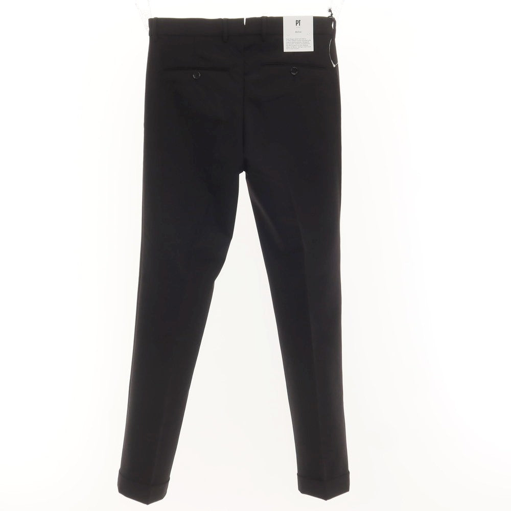 [New] PT TORINO Active Stretch Nylon Casual Slacks Pants
 Black [Size 46] [BLK] [S/S] [Condition Rank N] [Men&