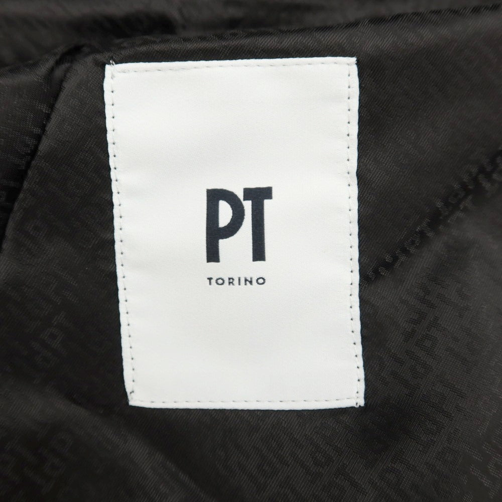 [New] PT TORINO Active Stretch Nylon Casual Slacks Pants
 Black [Size 46] [BLK] [S/S] [Condition Rank N] [Men&