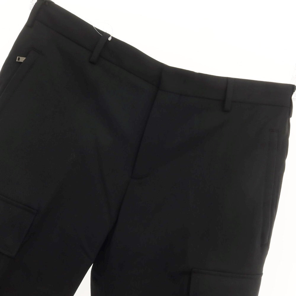 [New] PT TORINO Active polyester wool casual slacks pants
 Black [Size 52] [BLK] [S/S] [Condition Rank N] [Men&