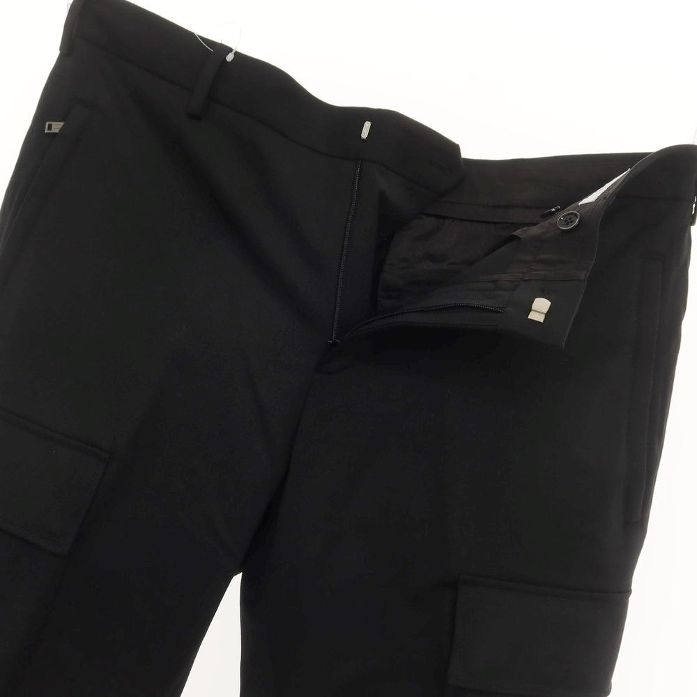 [New] PT TORINO Active polyester wool casual slacks pants
 Black [Size 52] [BLK] [S/S] [Condition Rank N] [Men&