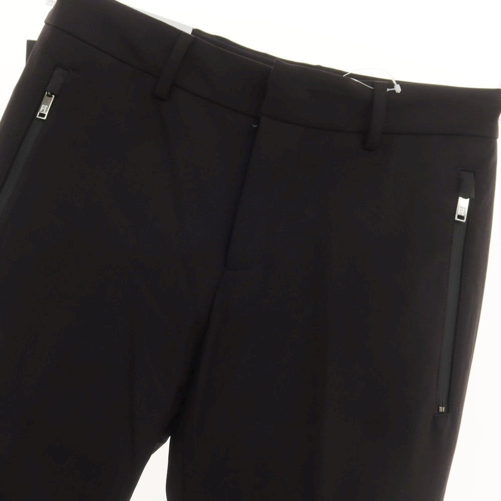 [New] PT TORINO Active Stretch Nylon Casual Slacks Pants
 Black [Size 44] [BLK] [S/S] [Condition Rank N] [Men&