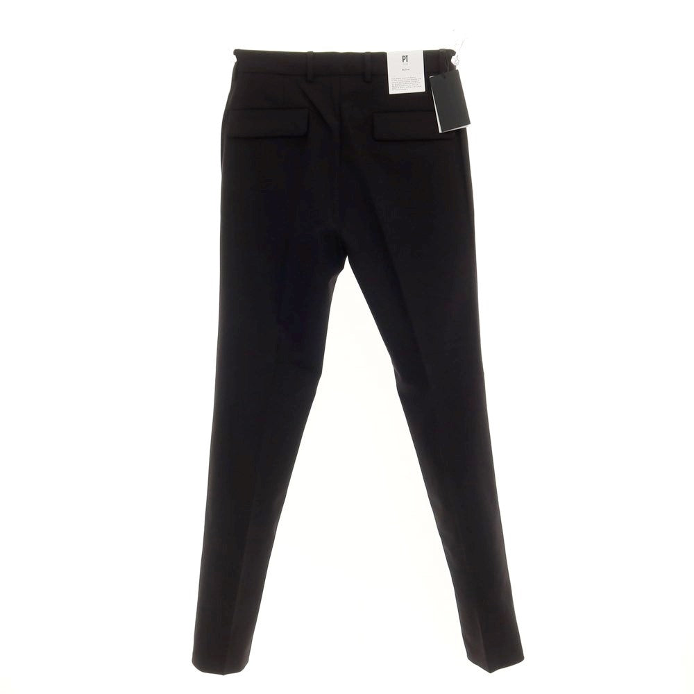 [New] PT TORINO Active Stretch Nylon Casual Slacks Pants
 Black [Size 46] [BLK] [S/S] [Condition Rank N] [Men&