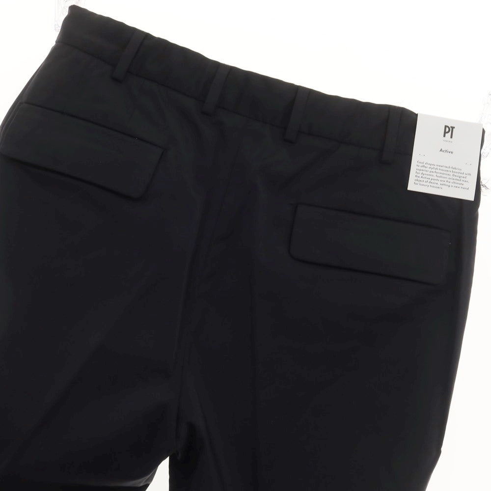 [New] PT TORINO Active Wool Nylon Casual Slacks Pants
 Black [Size 48] [BLK] [S/S] [Condition Rank N] [Men&