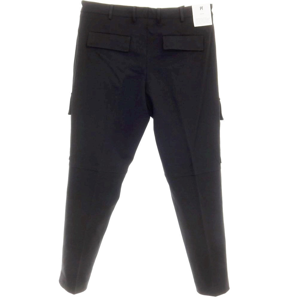 [New] PT Torino PT TORINO Active SIGMA Stretch Rayon Nylon Cargo Slacks Pants Black [50] [Condition Rank N] [Men&